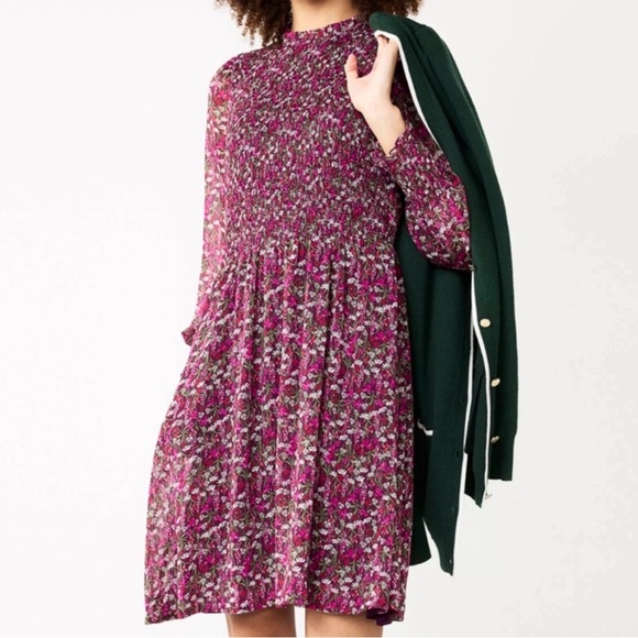 Draper James Dresses & Skirts - Draper James Long Sleeve Floral Dress with Pockets 2X